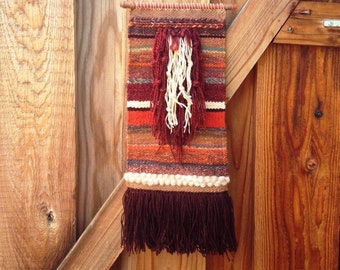 Autumn's Approach - Handwoven Wall Art