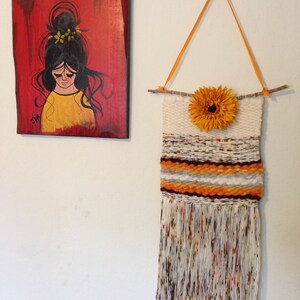 Autumn Rainbow - Handwoven Wall Art