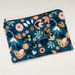 Corduroy Bird Accessories Bag. Bird Pencil case. Bird Make-up bag.