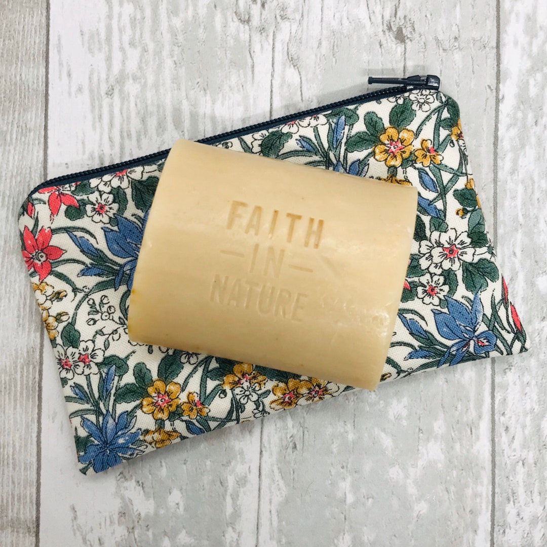 Liberty Print Soap Bar Bag. Wildflower Soap Travel Pouch. Dog Etsy