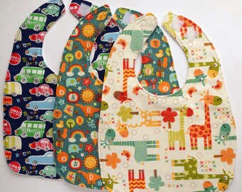 Baby Bibs Bundle. Handmade baby bibs. Dribble bibs. Bandana Bibs. Large bibs. Toddler bibs.