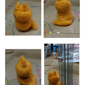 Felt Friends Orange Felt Cat