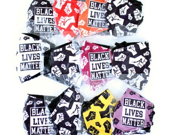 Black Lives Matter/Black Power Cloth Face Masks