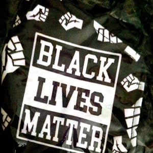 Black Lives Matter/Black Power Cloth Face Masks Black