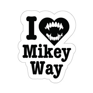 I heart Mikey Way My Chemical Romance Sticker, Three Cheers For Sweet Revenge
