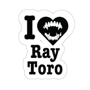 I heart Ray Toro My Chemical Romance Sticker, Three Cheers For Sweet Revenge