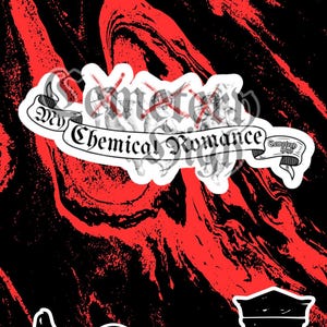 My Chemical Romance Sticker, Three Cheers For Sweet Revenge