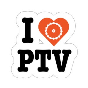 I heart PTV Pierce The Veil Misadventures Sticker