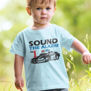 Sound the Alarm Police Birthday 1 PNG SVG DFX Digital Download