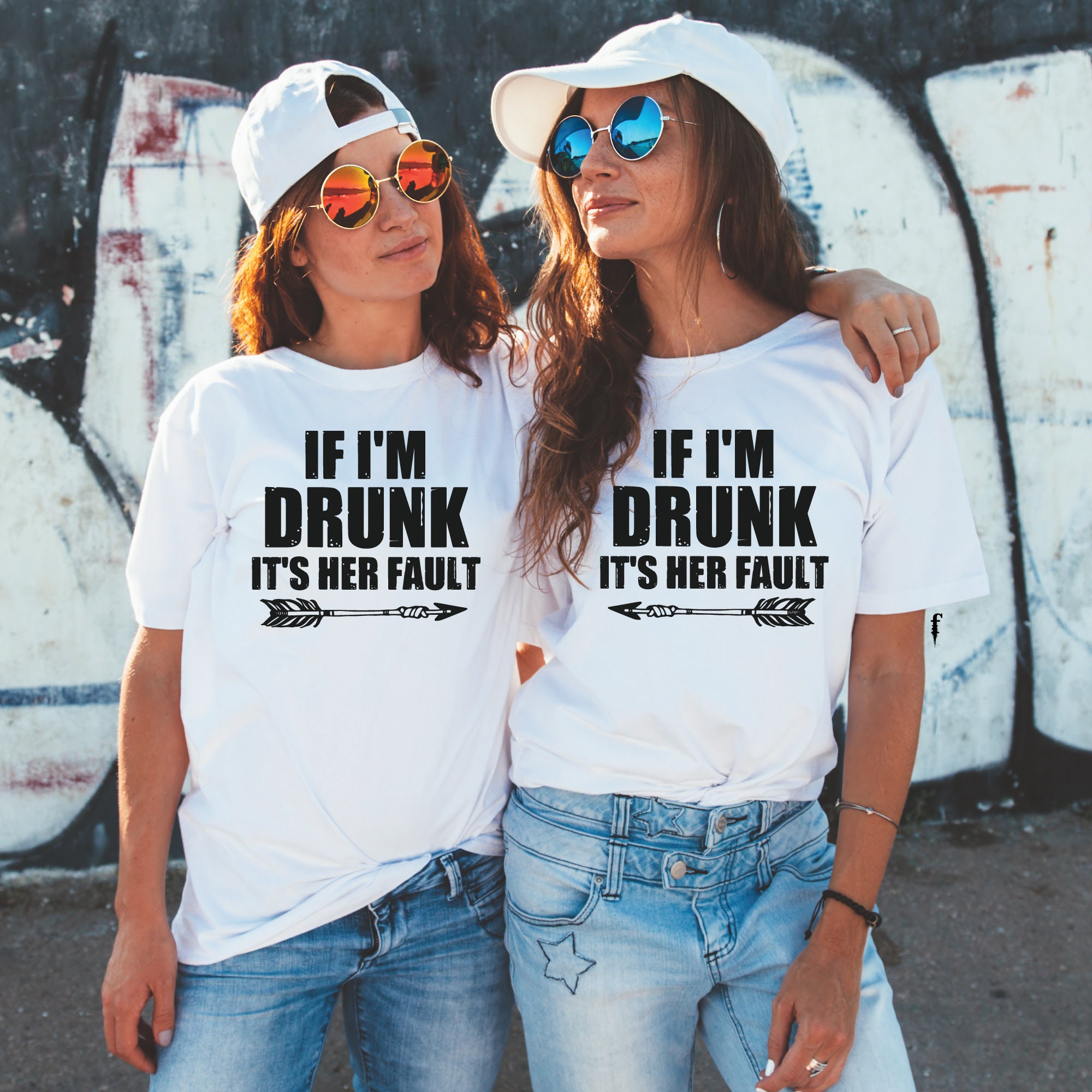 If I'm Drunk It's Her Fault SVG DFX Cut File