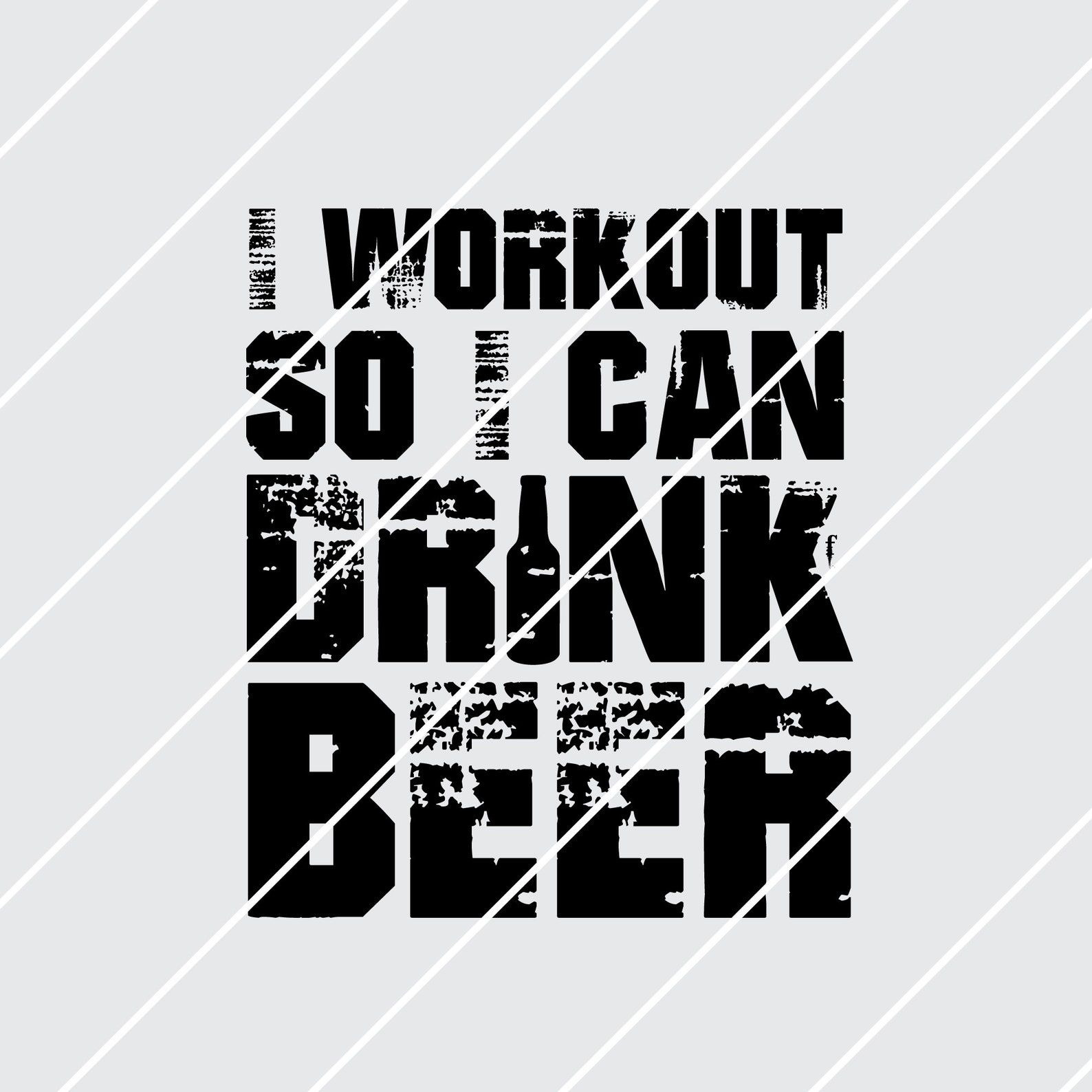 I Workout so I Can Drink Beer SVG DXF PNG Etsy Canada