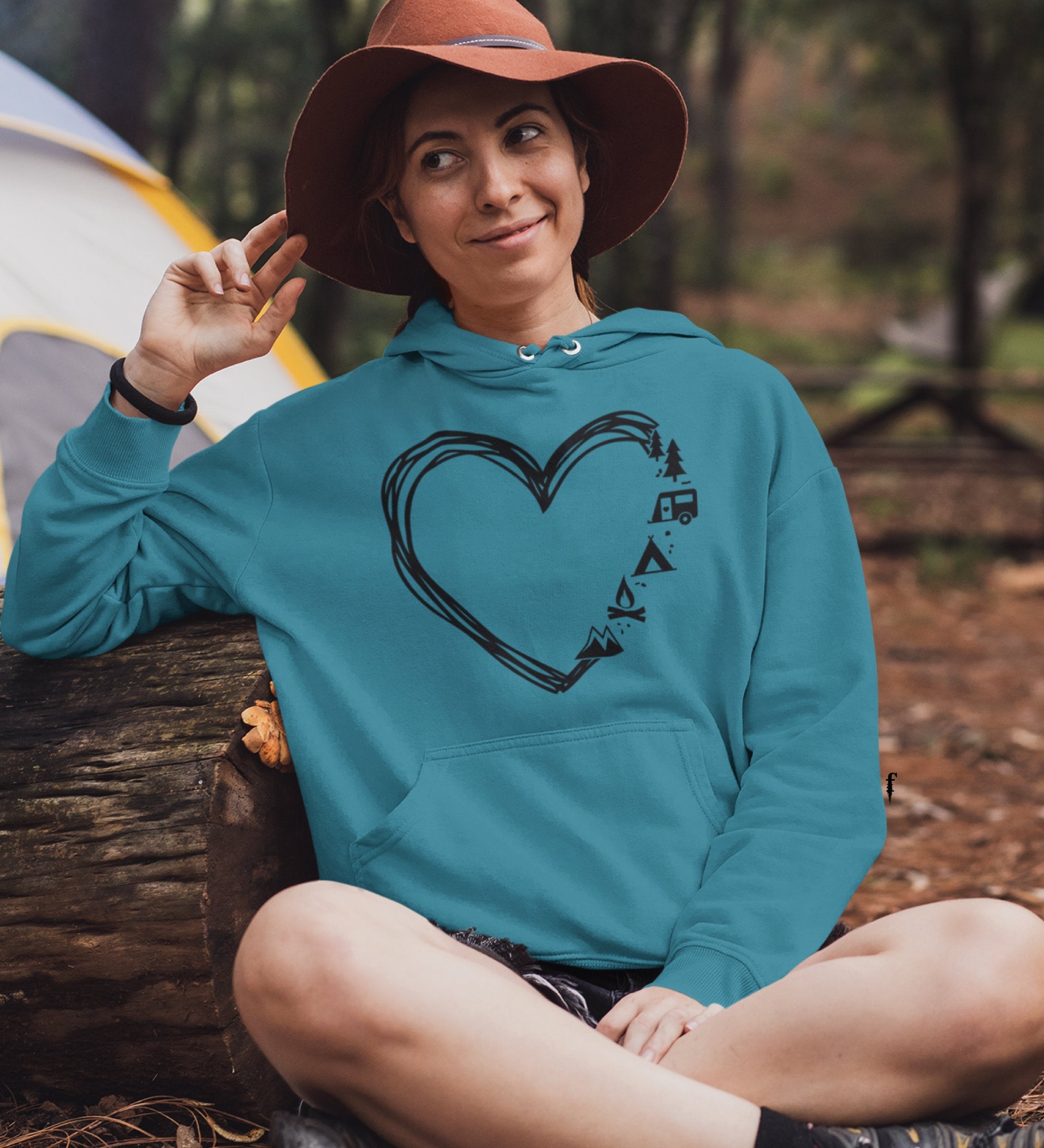 Download Camping Heart Svg Dfx Cut File Etsy