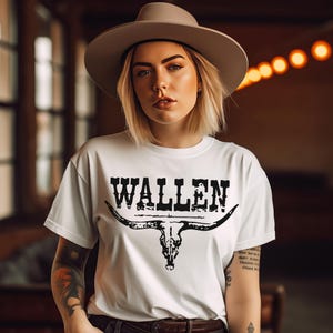 Wallen Png, Wallen Design, Shirt Sublimation, Cowboy Digital, Country Dtf, Alberta Kanada, SVG, Countrymusik