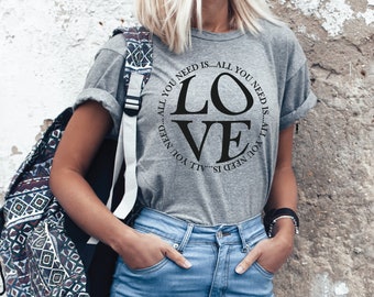 All You Need is Love Beatles SVG DFX Cut File