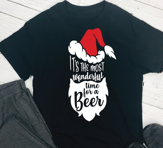 Christmas Svg, Christmas Png, Santa Claus, Beer, December, Gift for Man, Cricut Htv