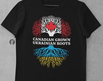Canadian Grown Ukrainian Roots SVG PNG EPS