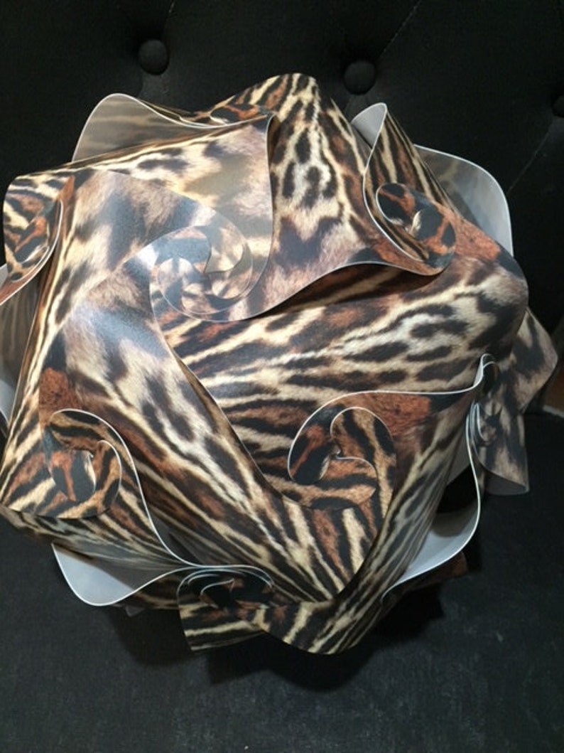 Tiger Animal Print IQ Puzzle Lamp