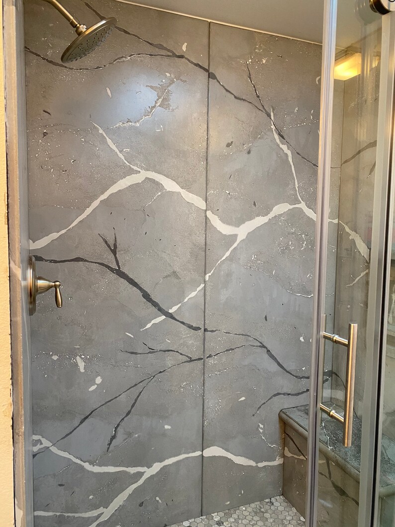 1/2 Concrete Shower Panels Free Shipping Continental U.S. Etsy