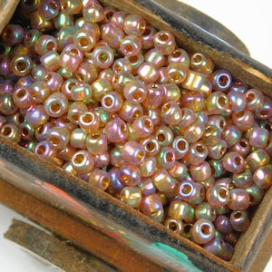 6/0 Seed Beads - Multicolor Luster Seed Beads - Mixed Seed Beads - Glass Seed Beads - Jewelry Supplies - Jewelry Making