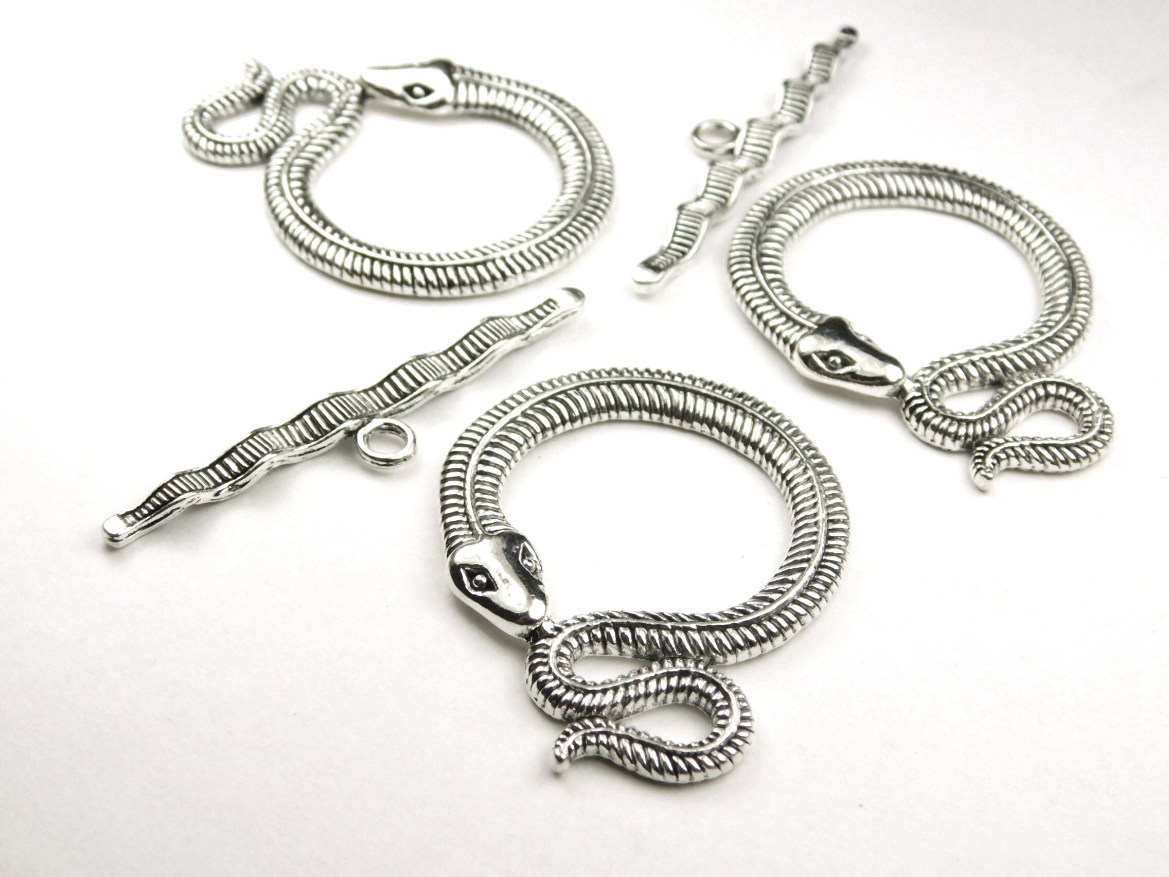 European Bracelet Pandora Extender Chain and Clasp 925 Sterling Silver  Lengthen a Snake Chain Beaded Bracelet Barrel and Torpedo Clasp 