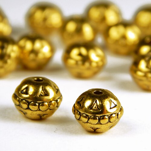 69725 Details about   Gold Spacer Beads 