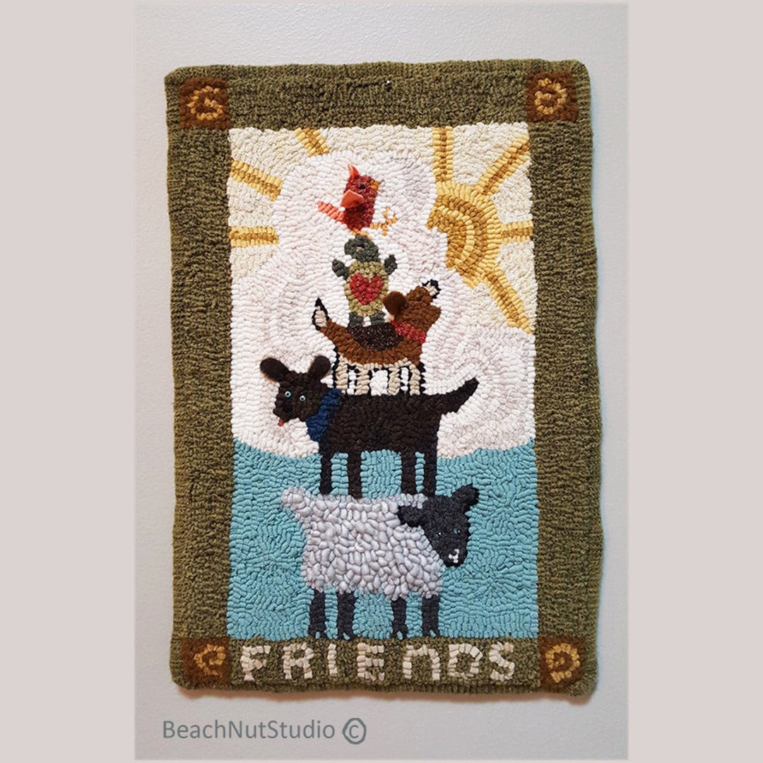 Friends Rug Pattern Friends Rug Hooking Pattern - Etsy