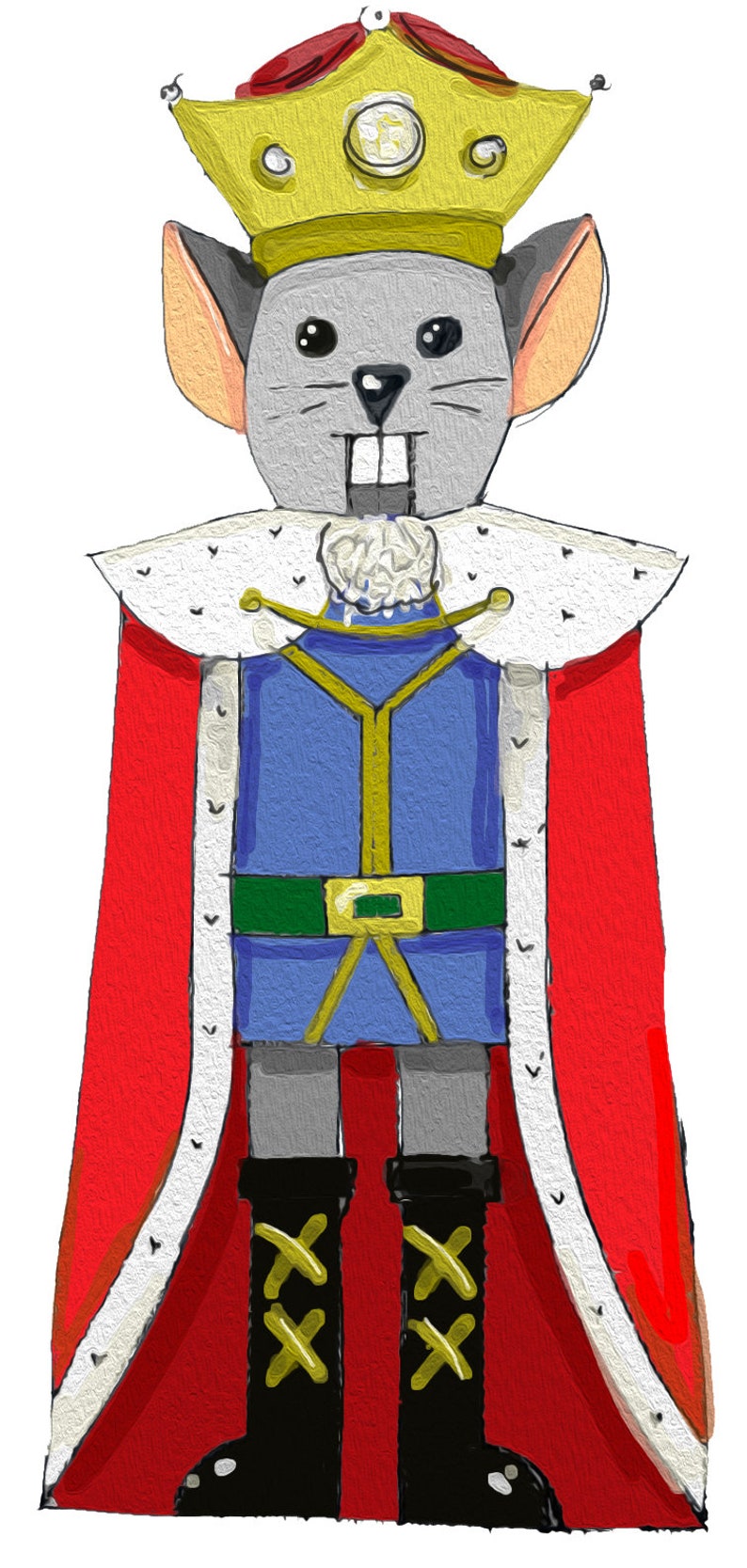 Mouse King Rug Hooking Pattern - Etsy