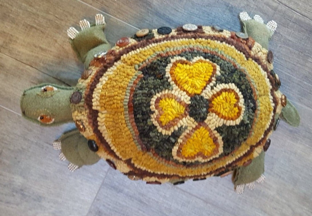 On the Move 3D Tortoise Rug Hooking Pattern | Etsy