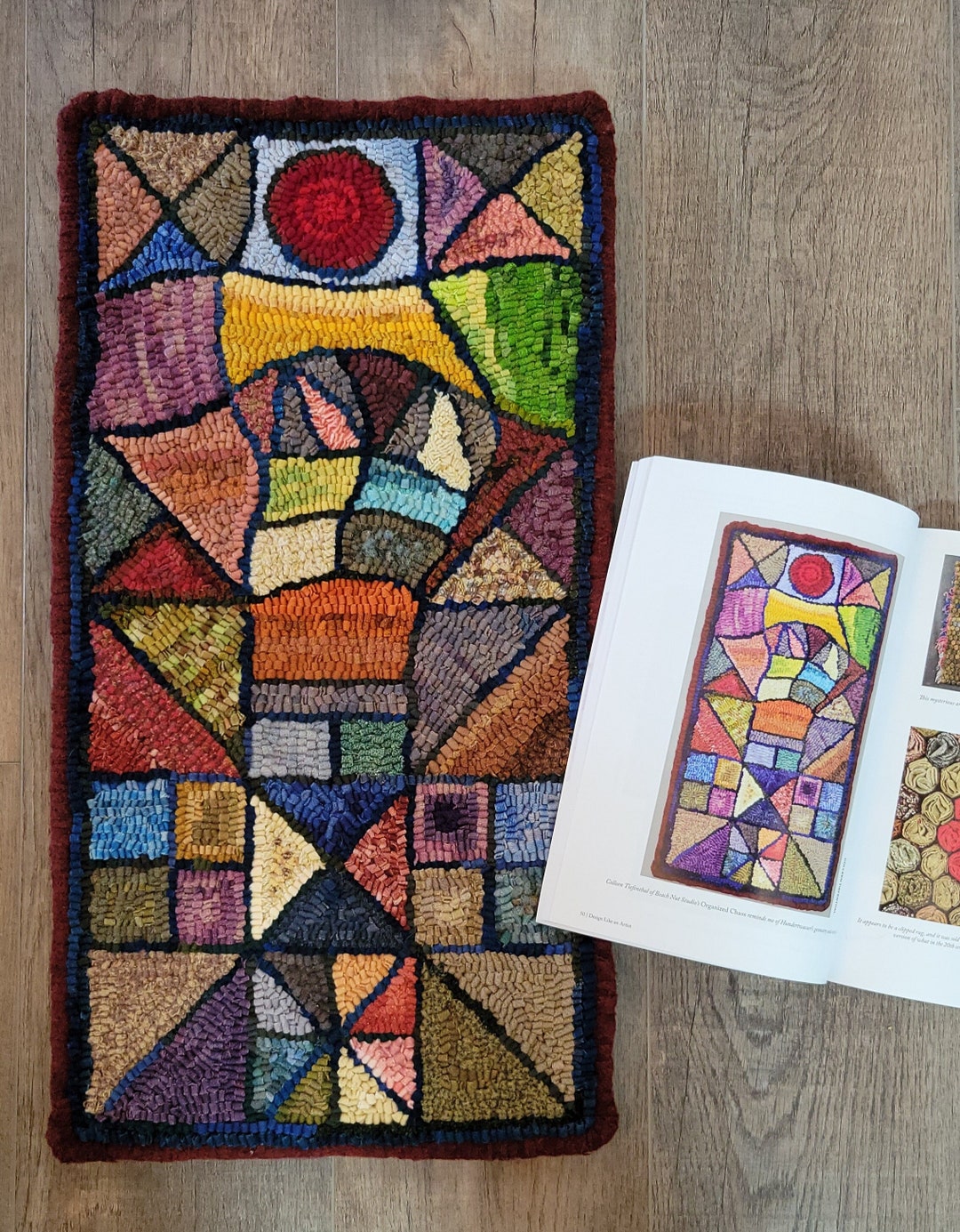 Organized Chaos Geometric Rug Hooking Pattern - Etsy