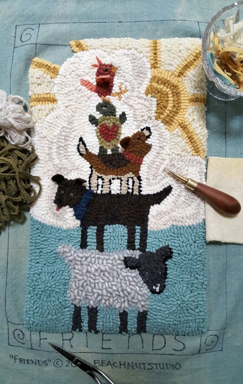 Friends Rug Pattern Friends Rug Hooking Pattern - Etsy