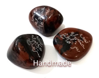 The Guardian of Light - Protection from all evil and magic. For fear and hesitation. For people in power. Mahogany Obsidian