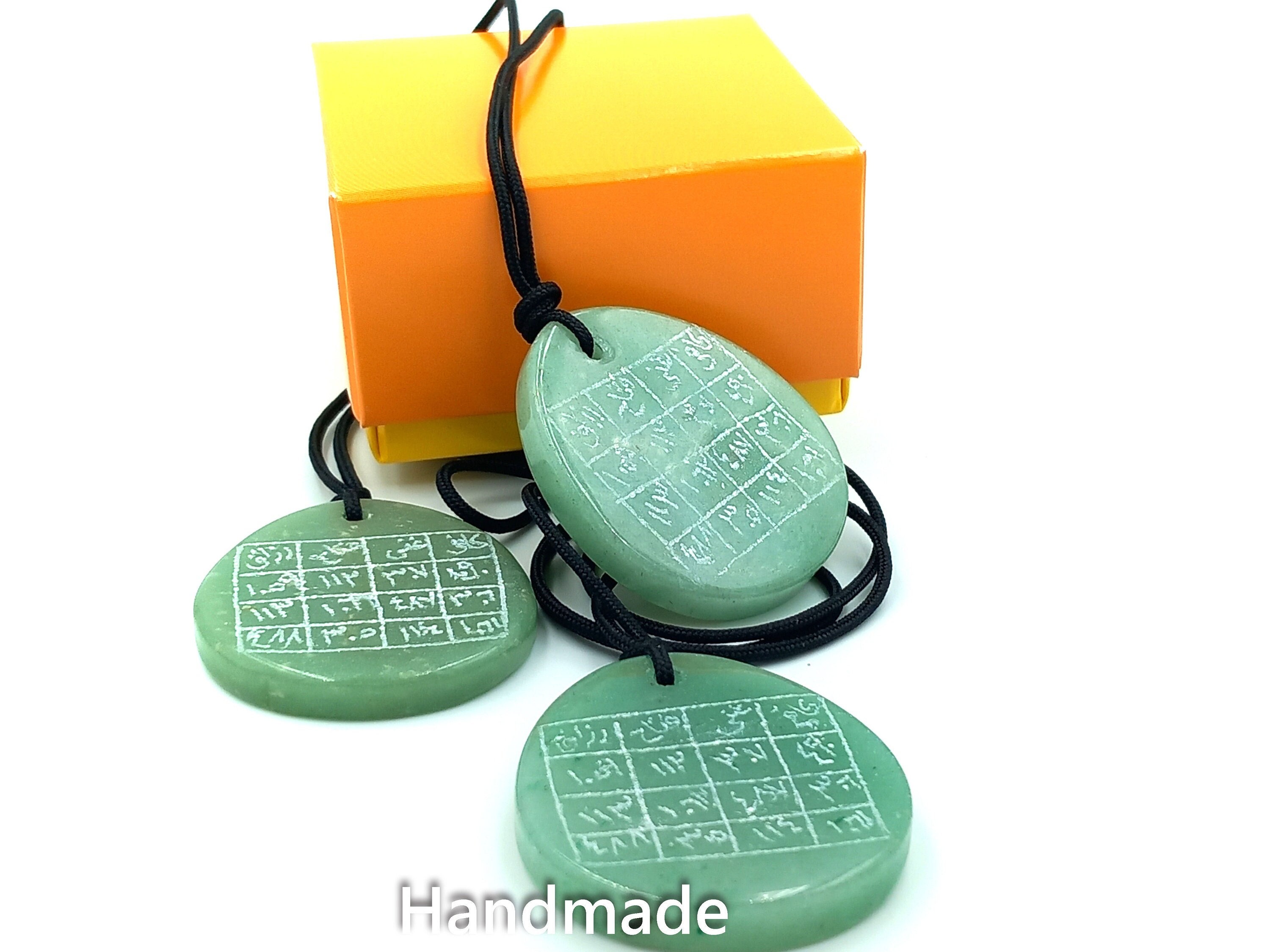 Richness, fullness, abundance, economical rewards. Powerful talisman on aventurine gemstone