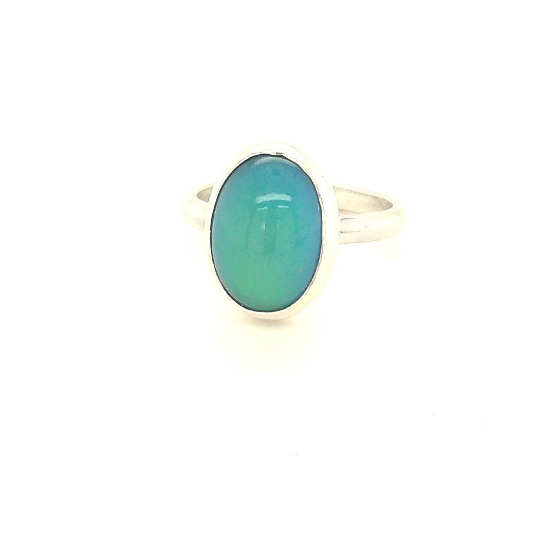 Silver Mood Ring Sterling Mood Ring Mood Ring Sterling Mood Etsy