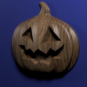 Jack-o-lantern 3D stl file for CNC router