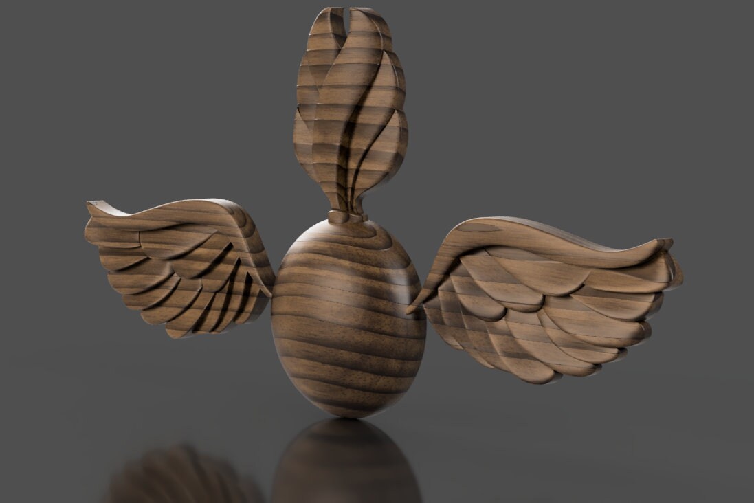 Navy Aviation Ordnanceman (AO) Rating Badge 3D stl file for CNC router