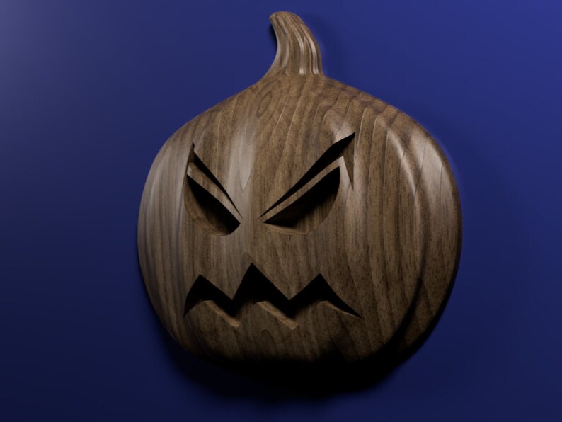 Jackolantern 3D Stl File for CNC Router Etsy