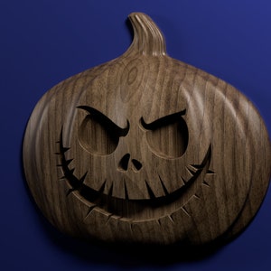 Archivo StL 3D Jack-o-lantern para router CNC