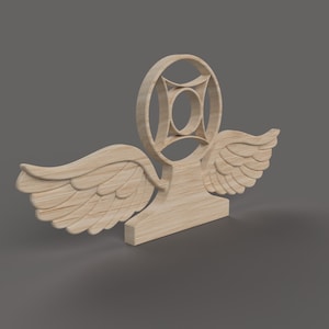 Navy Air Traffic Controller (AC) Rating Badge 3D stl file for CNC router