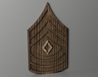 Army First Sergeant (1SG)  insignia 3D stl file for CNC router
