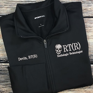 Radiology Tech Jacket | Rad Tech Jacket | RT Jacket | X-Ray Tech Jacket | Radiologic Technologist | Radiologic Technician | Medical Full-Zip