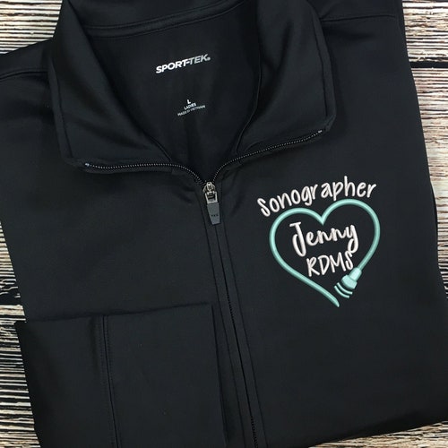 Sonographer Jacket RDMS Jacket Ultrasound Tech Sweatshirt Etsy