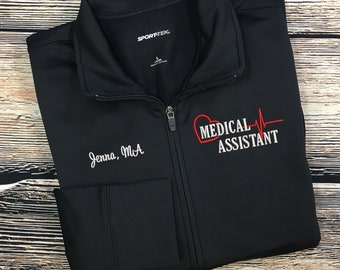 Medical Assistant Jacket | MA Jacket | Medical Assistant Gift | Medical Assistant Sweatshirt