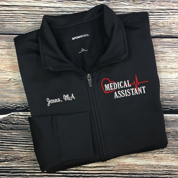 Medical Assistant Jacket | MA Jacket | Medical Assistant Gift | Medical Assistant Sweatshirt