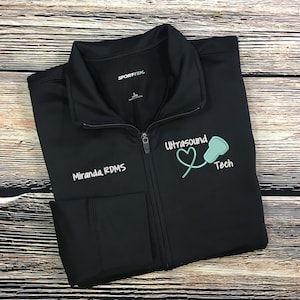 Ultrasound Tech Jacket | Sonographer Jacket | RDMS Jacket | Ultrasound Tech Sweatshirt | Sonographer Gifts | Sonography Graduation Gift