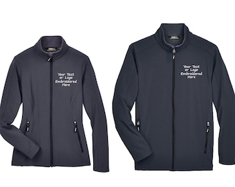 Your Company Soft Shell Jacket| Logo Jacket | Custom Text Jacket | Embroidered Jacket | Embroidered Soft Shell