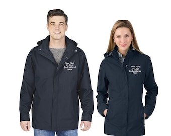 Your Company Custom Wind and Water Resistant Jacket| Logo
