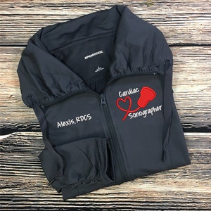 Cardiac Sonographer Jacket | Sonographer Jacket | Cardiac Sonographer Gift | RDCS Jacket | RDCS Graduation | Sonographer Graduation
