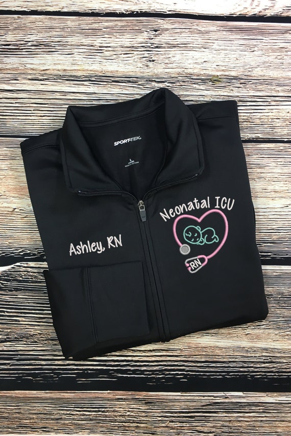 Chaqueta de enfermera neonatal / Chaqueta NICU / Sudadera con cremallera RN  / Regalos de enfermera / Regalo de graduación de enfermera -  México