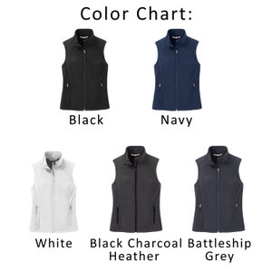 Nurse Vest | Emergency Department Nurse Vest | RN Soft Shell Vest | Nurse Gifts | Nurse Graduation Gift | ER Nurse | Emergency Room Nurse bild 3