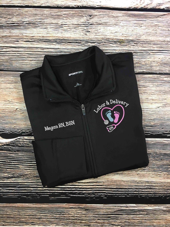 Chaqueta de enfermera / Chaqueta de parto y parto / Sudadera con cremallera  RN / Regalos de enfermera / Regalo de graduación de enfermera -  México